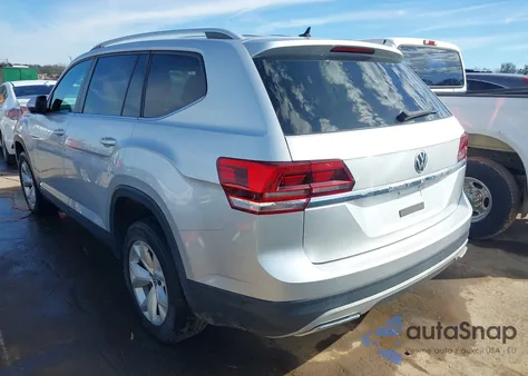 2019 Volkswagen Atlas 2.0T S from USA, damaged, VIN 1V2AP2CA0KC595304